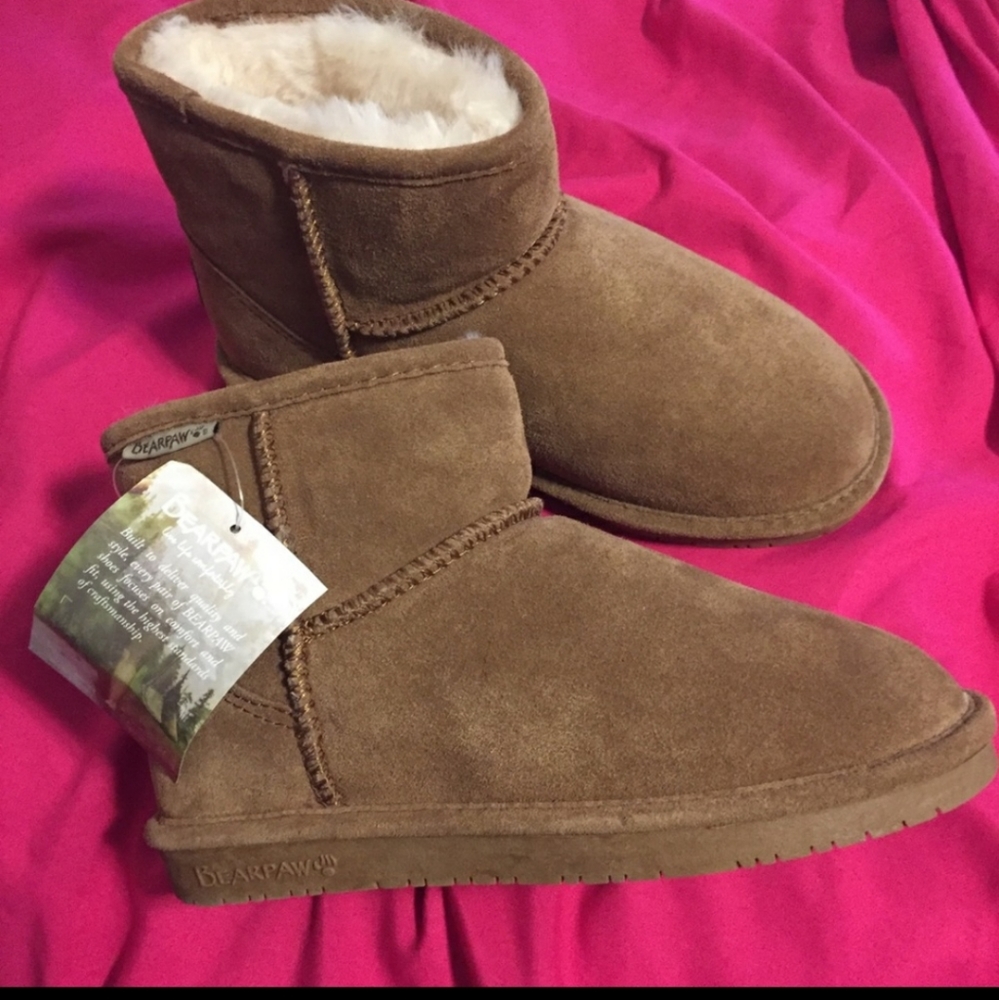 BearPaw Suede Sheepskin Winter Boots